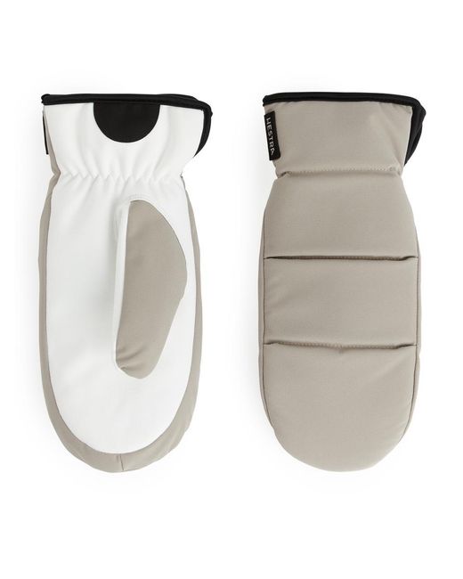 ARKET White Hestra Arc Mitt