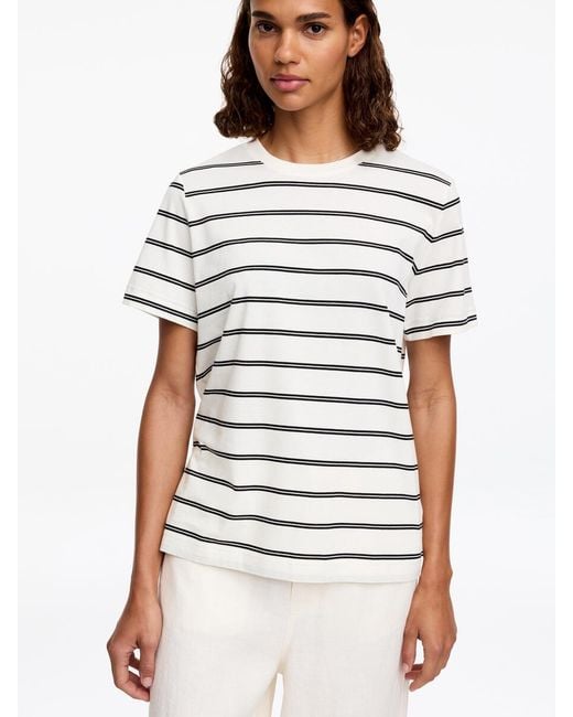 ARKET White Signature Short-Sleeve T-Shirt