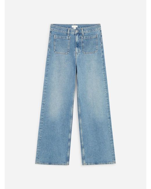 ARKET Blue Lupine Flared Jeans