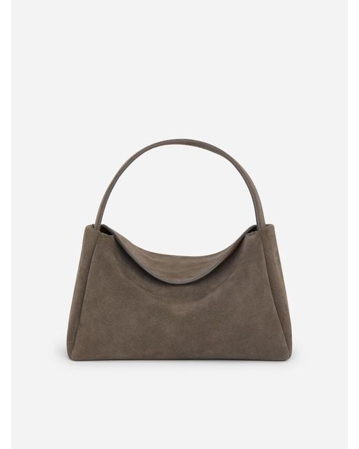 ARKET Brown Suede Shoulder Bag
