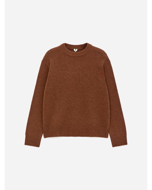 ARKET Brown Heavy Knit Wool Jumper for men