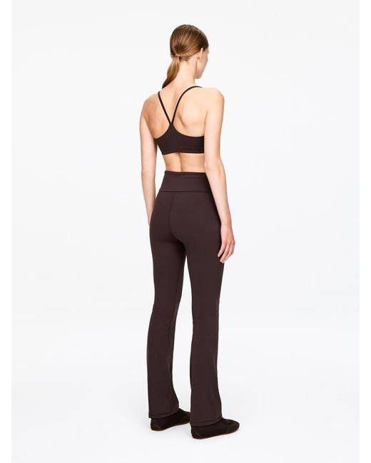 ARKET Brown Soft Stretch Sports Bra
