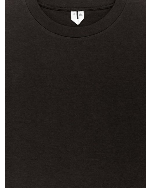 ARKET Black Interlock Regular T-Shirt for men