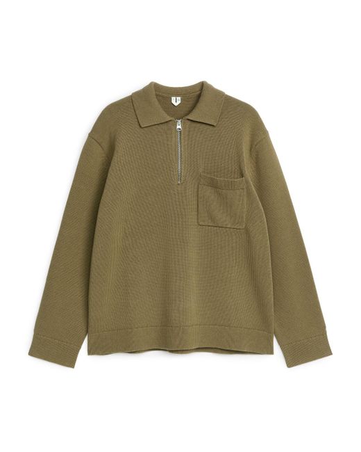 Arket top green jumper