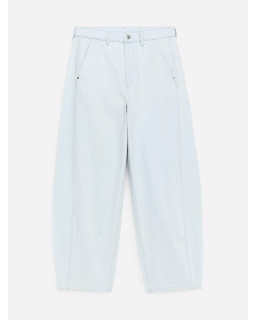 ARKET White Barrel-Leg Jeans