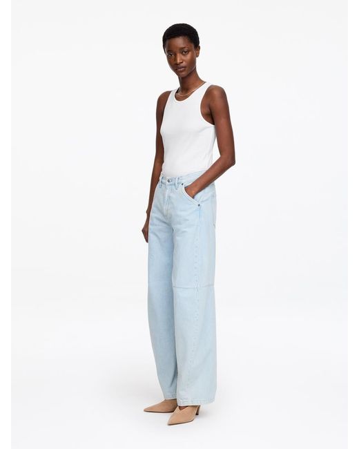 ARKET White Ribbed Tank Top