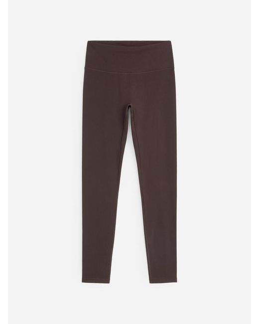 ARKET White Soft Active Leggings