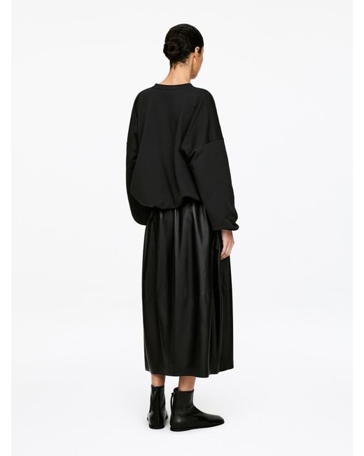 ARKET Black Balloon Sweatshirt