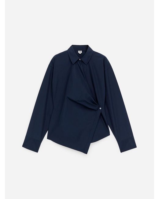 ARKET Blue Wrap Shirt
