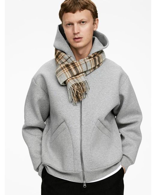 ARKET Scuba-Kapuzenjacke Mit Reißverschluss in Blue für Herren