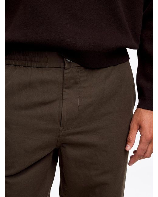 ARKET Brown Linen Blend Trousers for men