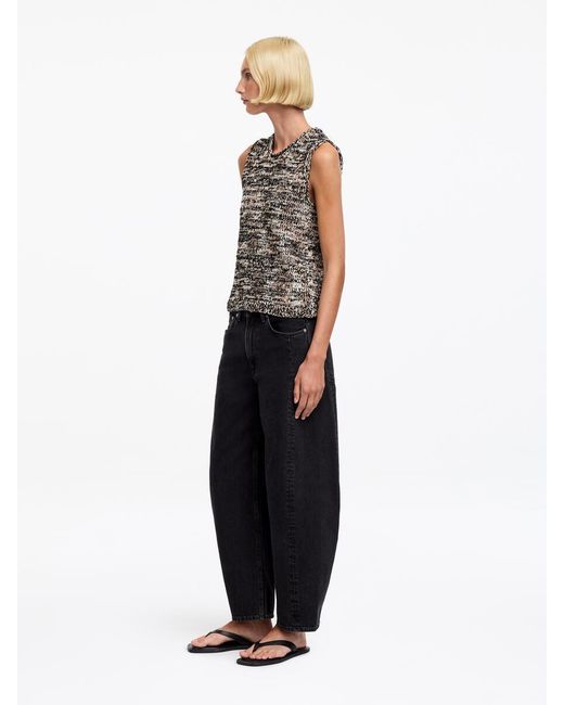 ARKET White Mélange Knitted Vest