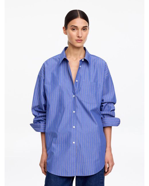 ARKET Blue Oversized Shirt