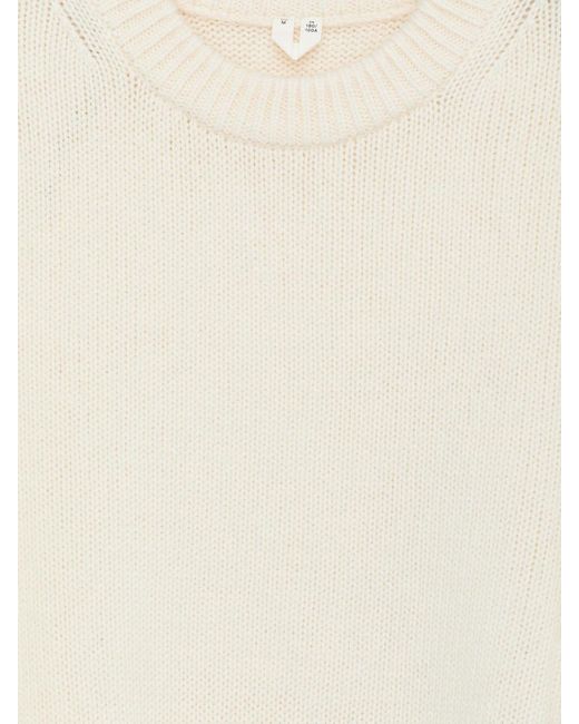 ARKET White Heavy Knit Wool Jumper for men