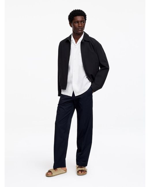 ARKET White Relaxed Linen Resort Shirt for men