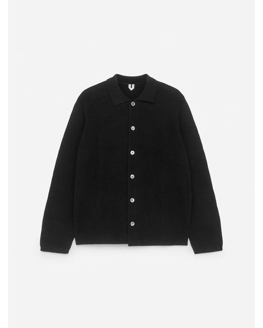 ARKET Black Cotton Cardigan for men