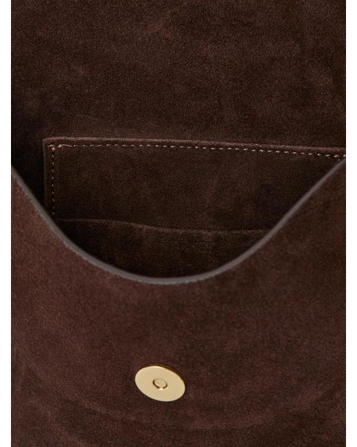 ARKET Black Split Suede Crossbody Bag