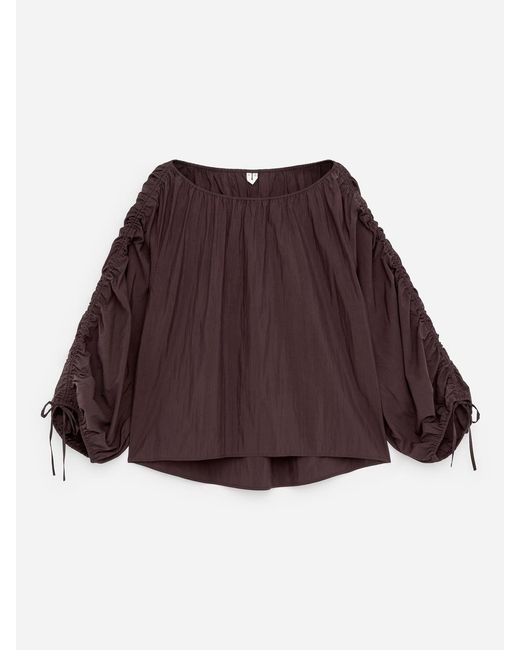 ARKET Gathered Blouse