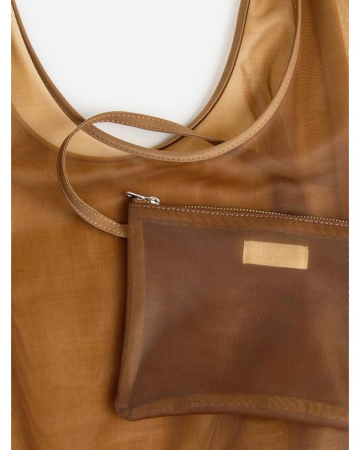 ARKET Natural Mesh Tote Bag