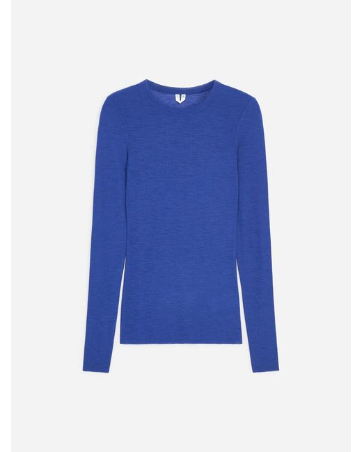 ARKET Blue Long-Sleeved Merino Top