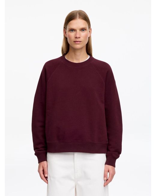 ARKET Red Terry Sweatshirt