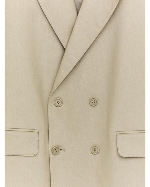 ARKET Natural Double-Breasted Blazer for men