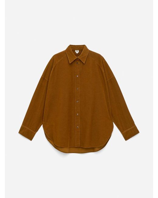 ARKET Brown Corduroy Shirt