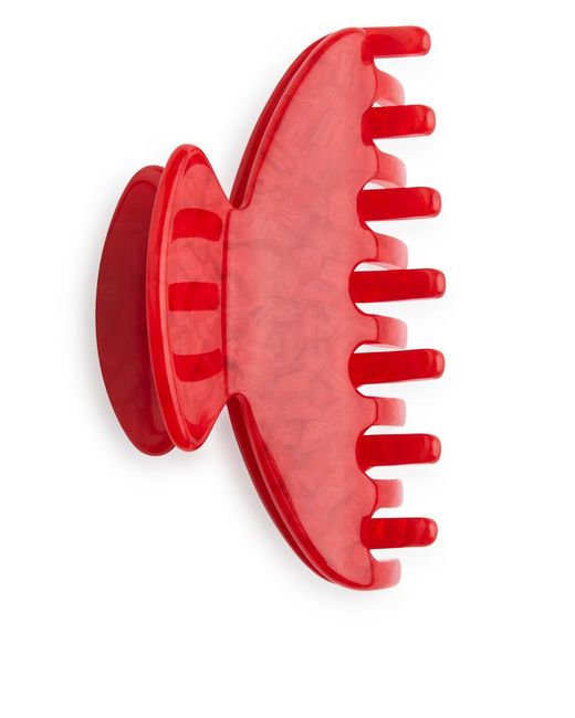 ARKET Red Medium Hair Claw
