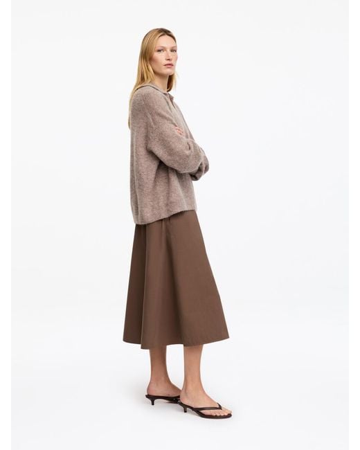 ARKET Natural Cotton Circle Skirt