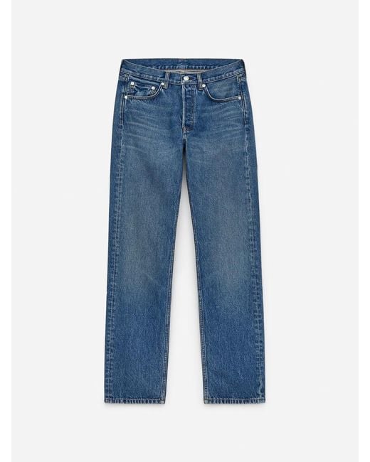 ARKET Blue Snow Straight Jeans