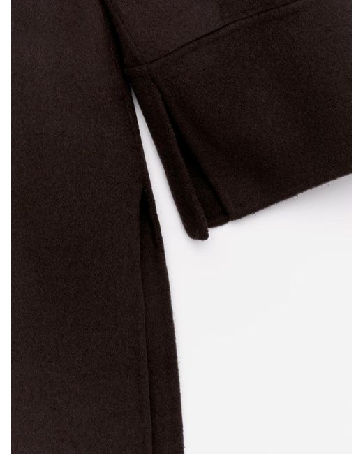 ARKET Black Cape Doublé Coat