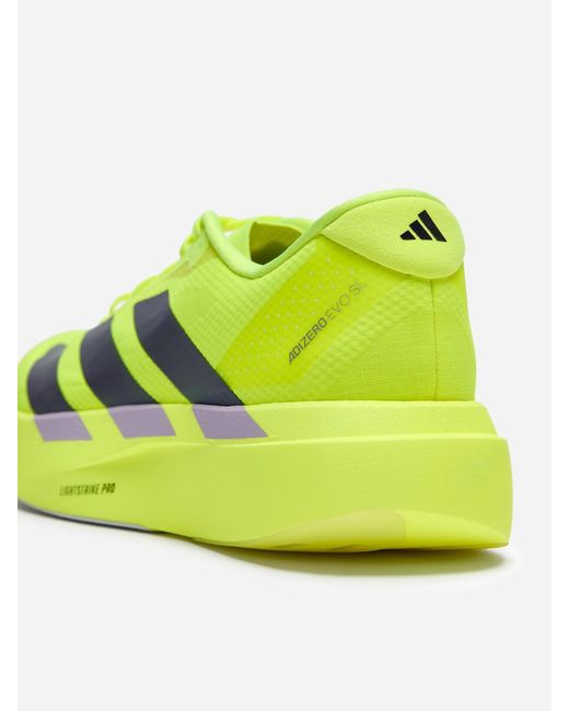 ARKET Yellow Adidas Adizero Evo Sl Trainers for men