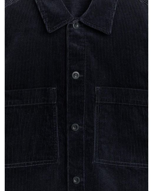 ARKET Black Corduroy Overshirt for men