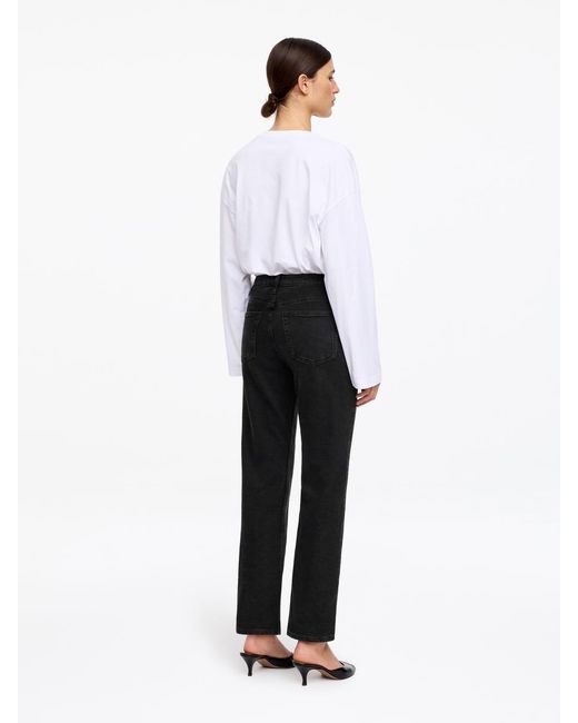 ARKET Gray Jade Cropped Slim Jeans