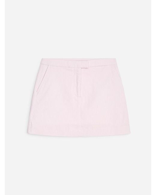 ARKET Pink Corduroy Mini Skirt