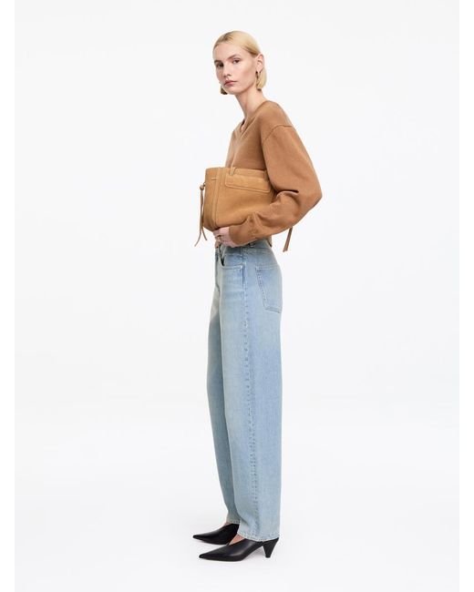 ARKET White Tapered Jeans