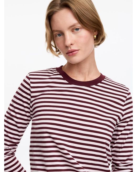 ARKET Red Signature Long-Sleeve T-Shirt