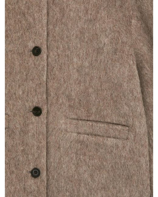 ARKET Natural Brushed Wool-blend Jacket