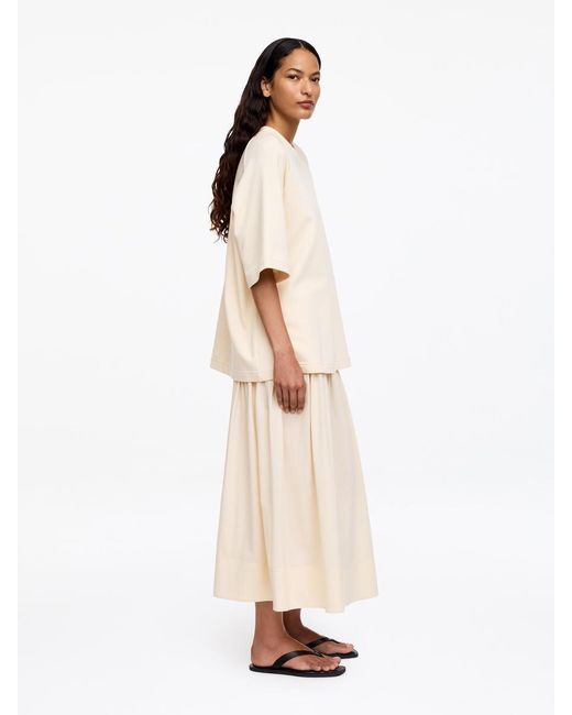 ARKET White Short-Sleeve Sweatshirt