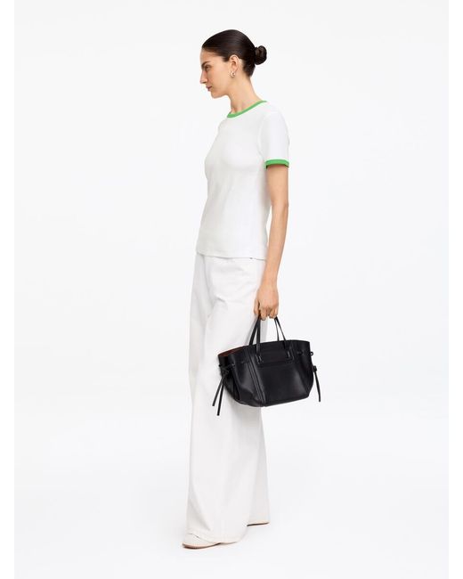 ARKET Green Contrast-Binding T-Shirt