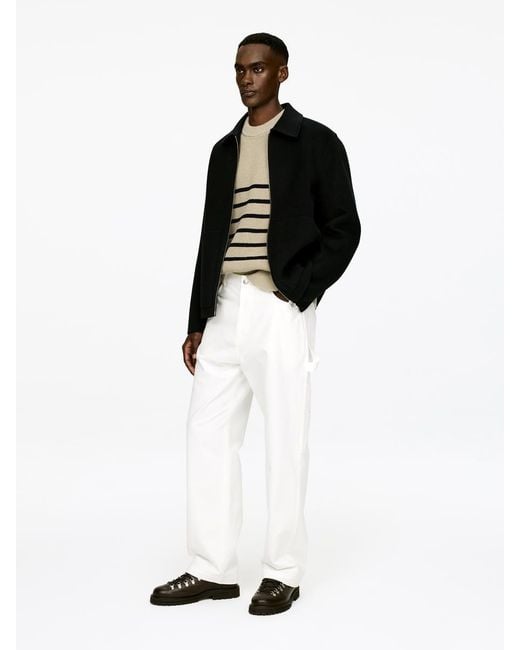 ARKET Natural Cotton Crew-Neck Jumper for men