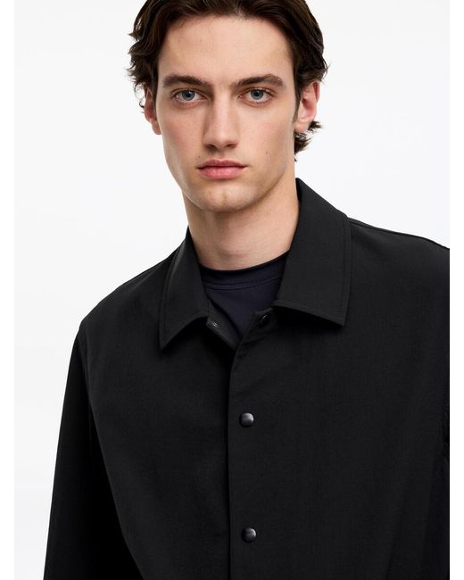 ARKET Black Active Coach Jacket for men