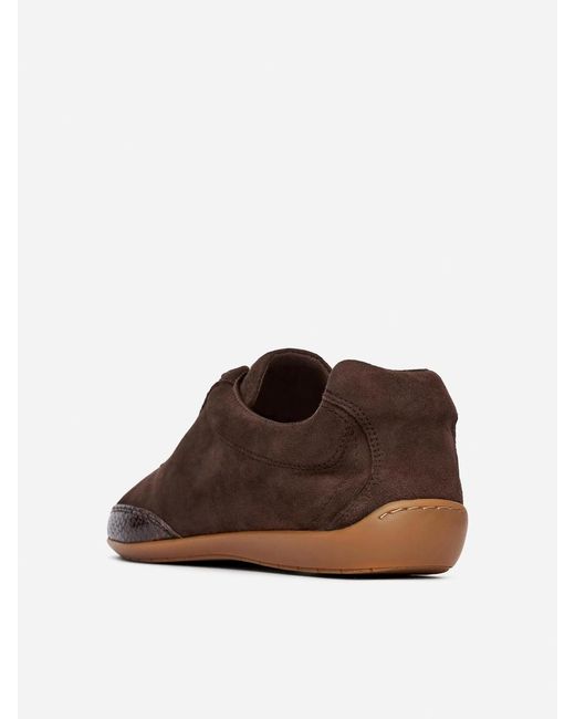 ARKET Black Suede Trainers