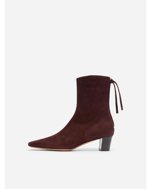 ARKET Natural Suede Ankle Boots