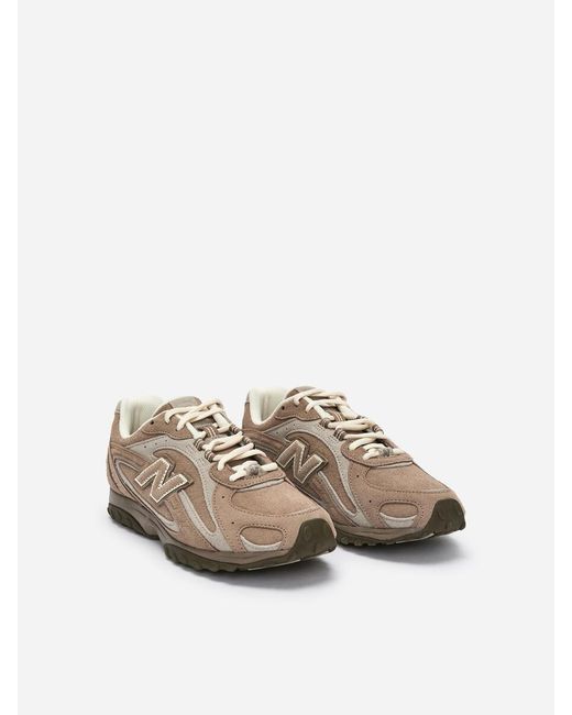 ARKET White New Balance 204L Suede Trainers