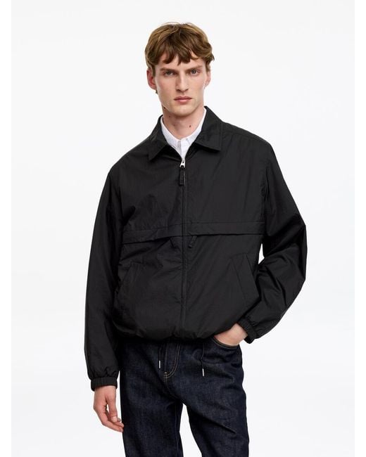 ARKET Blue Nylon Windbreaker for men