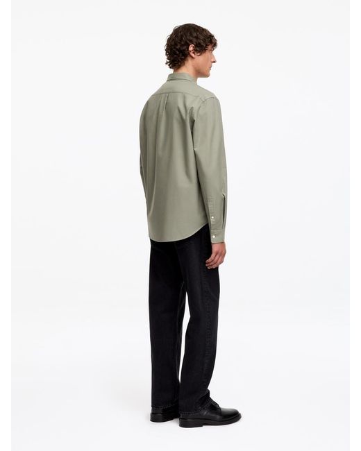 ARKET Gray Regular Oxford Shirt for men