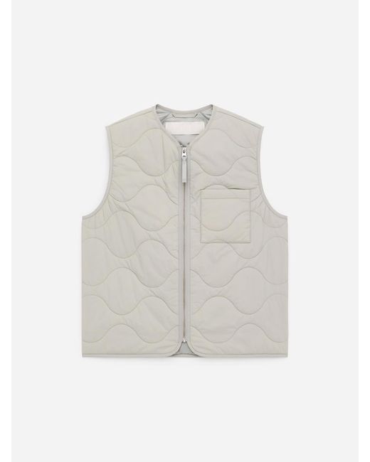 ARKET White Quilted Liner Vest for men