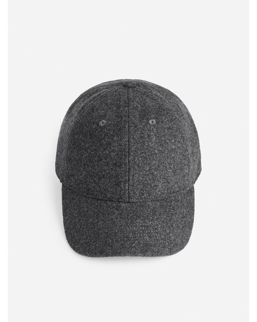 ARKET Gray Wool Felt Cap for men