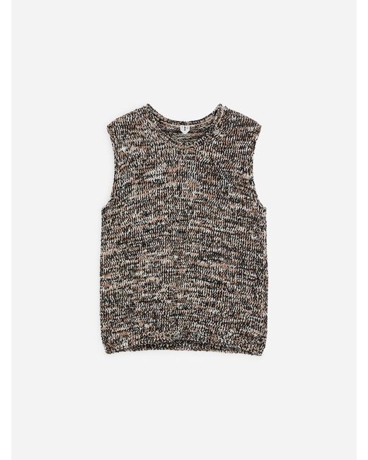 ARKET White Mélange Knitted Vest